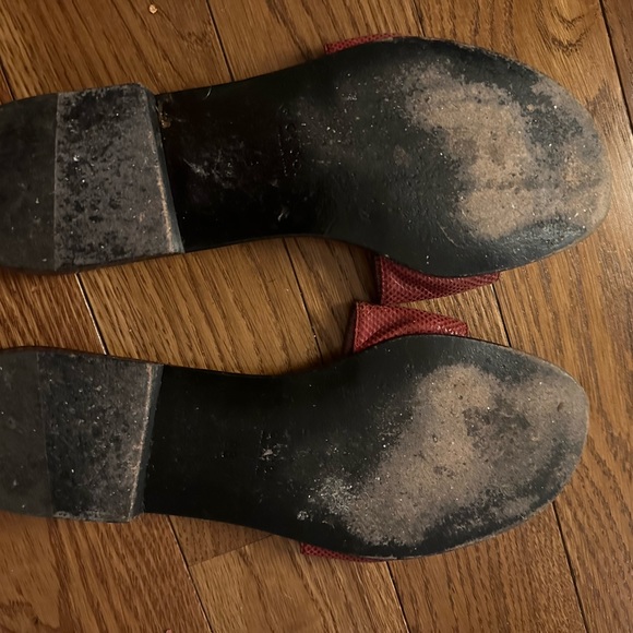 ❤️ Gucci Snakeskin Sandals - Picture 6 of 7